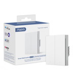 Smart Wall Switch H1 EU (With Neutral, Double Rocker) White