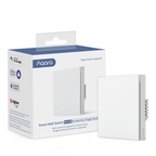 Smart Wall Switch H1 EU (With Neutral, Single Rocker)-White