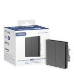 Smart Wall Switch H1 EU (With Neutral, Double Rocker) -Grey