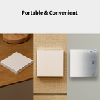 Wireless Switch H1 (Double Rocker) White