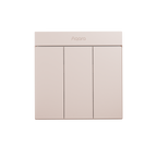 Smart Wall Switch H1M（With Neutral, Triple Rocker）-Pink