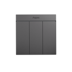 Smart Wall Switch H1M（With Neutral, Triple Rocker）-Grey