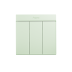 Smart Wall Switch H1M（With Neutral, Triple Rocker）-Green