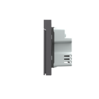 Smart Wall Switch H1M（With Neutral, Triple Rocker）-Grey