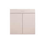 Smart Wall Switch H1M（With Neutral, Double Rocker）-Pink