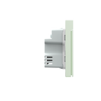 Smart Wall Switch H1M（With Neutral, Triple Rocker）-Green