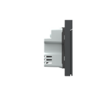 Smart Wall Switch H1M（With Neutral, Double Rocker）-Grey